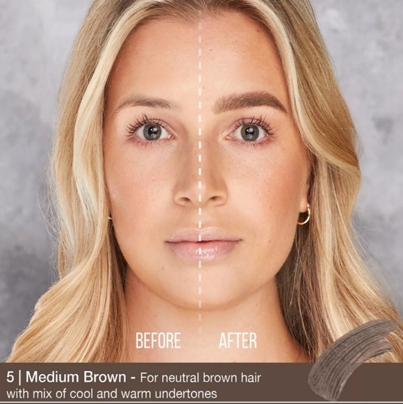 Huda Beauty Bomb Brows Full 'N Fluffy Fiber Gel: Medium Brown, 4.5ml, NIB - Picture 7 of 9